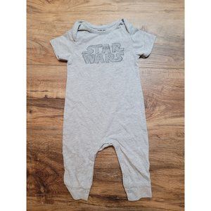 Star Wars Romper jumpsuit Grey Size 12 Months